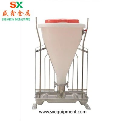 Domuzlar İçin Çift Taraflı Paslanmaz Yemlikler